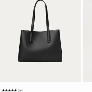 Freja Elegant Black Tote Bag